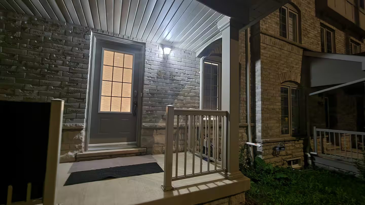 Freshly painted living room interior
